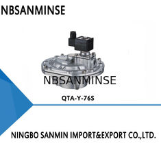 QTA-Y-76S বায়ুসংক্রান্ত পালস ভালভ শিল্প ধুলো প্রতিরোধী ইস্পাত কারখানা Asco টাইপ বড় আকার
