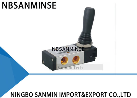 4 এইচ সিরিজ বায়ুসংক্রান্ত সোলোনয়েড ভালভ দুটি অবস্থান / তিন অবস্থান পাঁচ ধরণের হাত টানুন