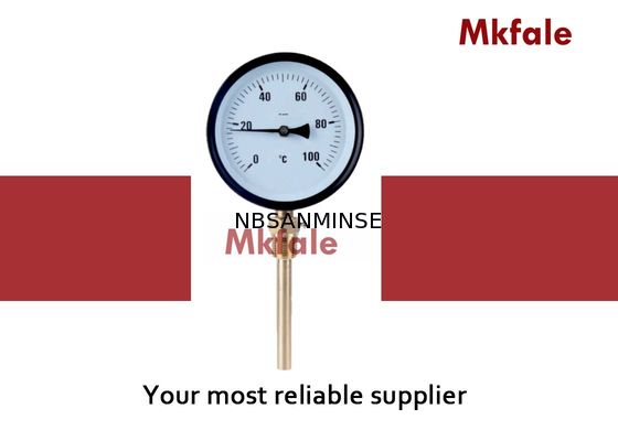 ব্ল্যাক স্টিল কেস তরল চাপ গেজ এসএমএনবি প্রক্রিয়া বিমেটালিক তাপমাত্রা গেজ