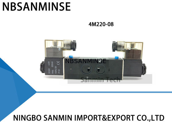 NBSANMINSE 4M বহুবিধ টাইপ বায়ুসংক্রান্ত Solenoid ভালভ একা / ডাবল কুণ্ডলী বায়ুসংক্রান্ত ভালভ