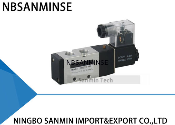 1/4 3/8 1/2 বৈদ্যুতিক বায়ুসংক্রান্ত সোলেনয়েড ভালভ NBSANMINSE PU520 এয়ার কন্ট্রোল ভালভ