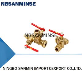 সিলিং উপাদান তিন হ্যান্ডেল তরল স্তর Gauge জন্য D1 1/2 " 3/4" ভালভ শরীর