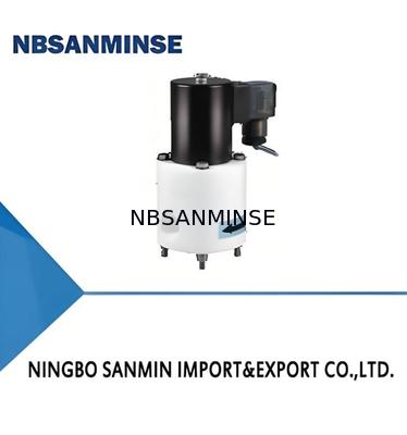 পলিটেট্রাফ্লুরো ইলেক্ট্রোম্যাগনেটিক ভালভ পিটিএফই সোলিনয়েড ভালভ সর্বোচ্চ +120 °C তাপমাত্রা প্রতিরোধের 0.01 ∼ 0.6 এমপিএ ওয়ার্কিং চাপ এবং 1.2 এমপিএ সংকোচনের শক্তি