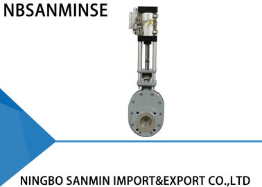 Pneumatic Wear-proof Double Discs Valve Inlet / Outlet Double Disc Valve Balance Valve