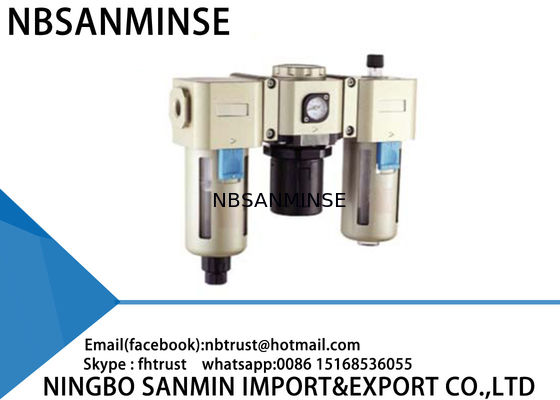 কম্প্রেসার এয়ার রেগুলেটর আর্দ্রতা ফিল্টার এয়ারট্যাক প্রকার জিসি সিরিজ ISO9001 সার্টিফিকেশন