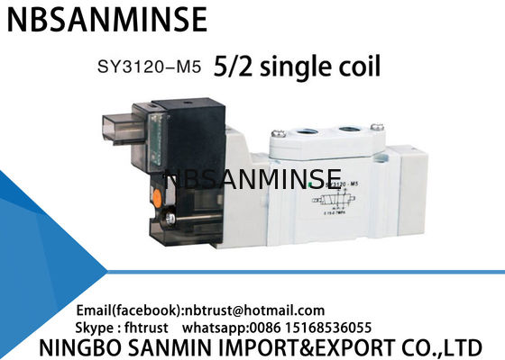 SY3120 SY5120 SY7120 বায়ুসংক্রান্ত কম্প্যাক্ট সোলেনয়েড ভালভ মিনি ভালভ অটোমেশন SMC AC220V DC24V প্রতিস্থাপন