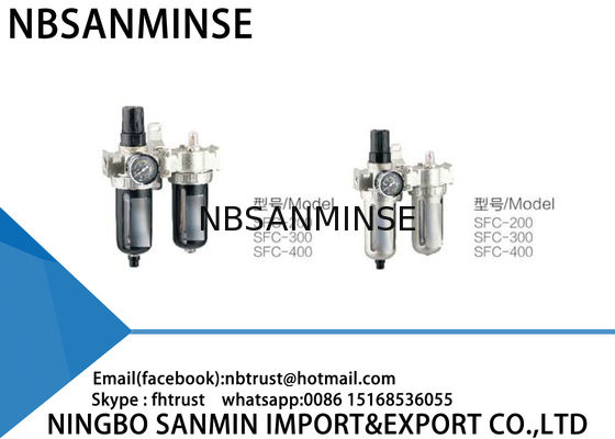 পেশাদার এসএফসি FRL বায়ুসংক্রান্ত শিল্পকৌশল এয়ার ফিল্টার রেগুলেটর এবং লুব্রিকেটর