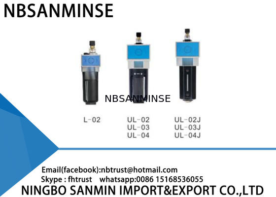 এল / ইউএল সানমিন এয়ার লাইন ফিল্টার নিয়ন্ত্রক লুব্রিকেটর এয়ার কমপ্রেসর নিয়ন্ত্রক ফিল্টার