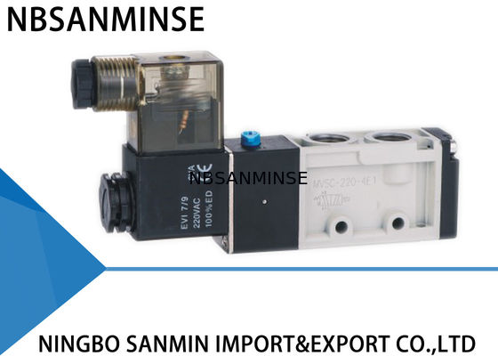 এনভিএসসি এনএএসসি 5 ওয়ে 2 পজিশন নিউমিকেট সলোনয়েড ভালভ ডাই কাস্টিং বডি ইন্টারনাল পাইলট এয়ার ভালভ ইন্ডাস্ট্রি অ্যাপ্লিকেশন