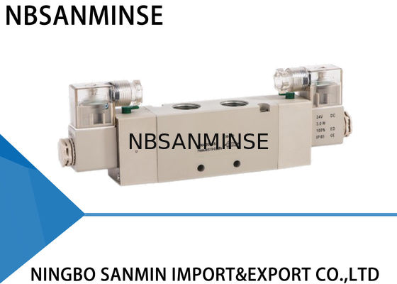 একা / ডাবল কুণ্ডলী Solenoid ভালভ, বায়ুসংক্রান্ত এয়ার ভালভ 4N400 4V400 সিরিজ