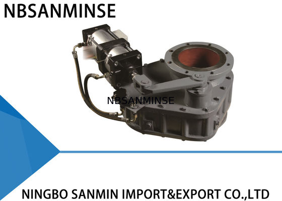 সিমেন্ট প্ল্যান্ট / পাওয়ার স্টেশন ডাবল ডিস্ক ভালভ চমৎকার পরিধান প্রতিরোধী