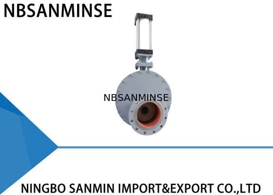 বায়ুসংক্রান্ত সার্কুলার ডাবল ডিস্ক ভালভ পরিপূরক কাস্ট আয়রন শরীর SMWZ644 -DNA - R