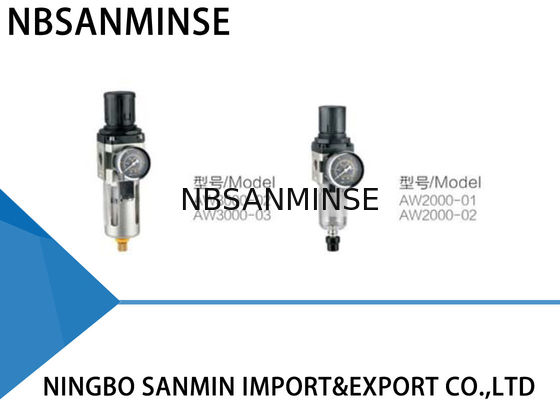 এডব্লিউ যন্ত্র এয়ার ফিল্টার নিয়ন্ত্রক লুব্রিকেটর 0।  15 এমপিএ - 0।  85 এমপিএ অপারেটিং চাপ