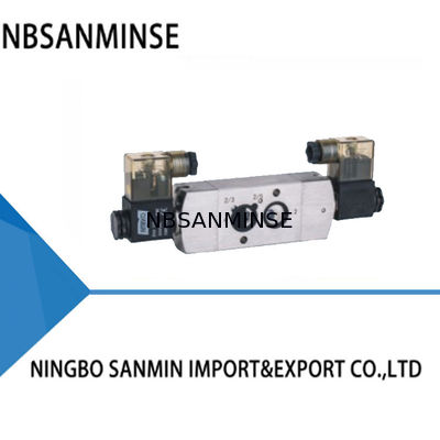 ডাবল ইলেকট্রিক কন্ট্রোল বায়ুসংক্রান্ত Solenoid ভালভ 120C 5/2 রূপান্তর 3/2 0.2-1.0Mpa