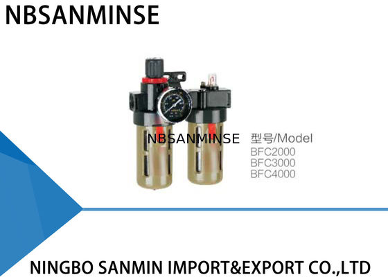 হাই পারফরমেন্স এয়ার ফিল্টার রেগুলেটর লুব্রিকেটর এএফসি / বিএফসি এয়ারট্যাক প্রকার যন্ত্র