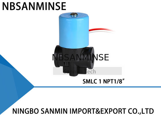 প্লাস্টিক ব্রাস Solenoid ভালভ সাধারণত 2 ওয়ে প্লাস্টিক ভালভ শরীর 30cm লিড দৈর্ঘ্য বন্ধ