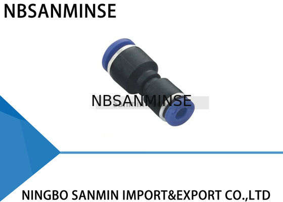 PG প্লাস্টিক Reducer বায়ুসংক্রান্ত দ্রুত সংযোগ পুশ ফিটিং যন্ত্রাংশ আনুষাঙ্গিক বায়ুসংক্রান্ত অংশ সানমিন