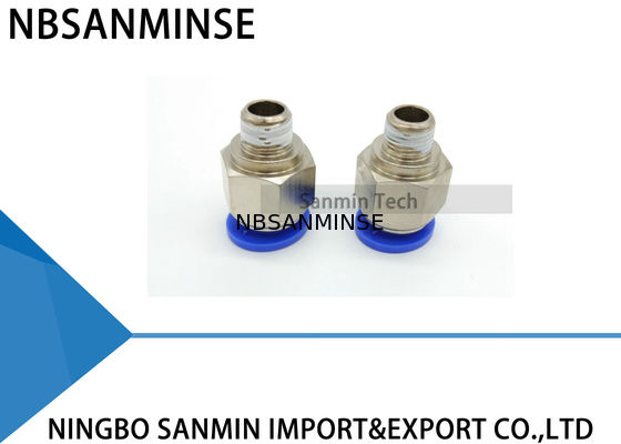 পাম টিউব নিউম্যাটিক এয়ার পুরুষ সোজা সোজা ফিটিং প্লাস্টিক সংযোজক সানমিন মধ্যে বায়ুসংক্রান্ত ধাক্কা