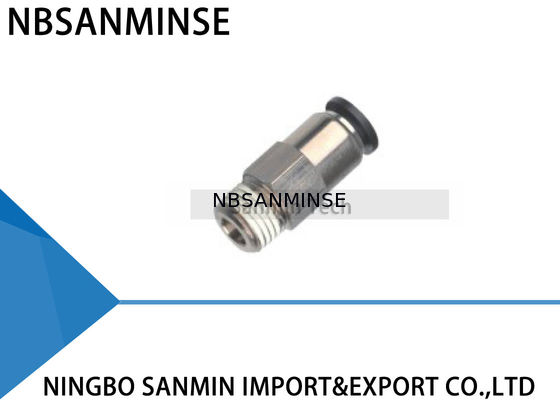 পিসিভিসি চেক ভালভ বায়ুসংক্রান্ত বায়ু এক উপায় ওয়ে অ রিটার্ন ভালভ সসমিন ফিটিং ব্রাস থ্রেড পুশ