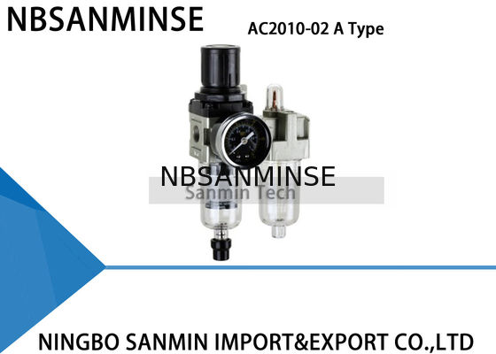 অ্যালুমিনিয়াম খাদ বাতাস FRL ইউনিট AC2010 AC4010 দুটি ইউনিট বায়ু উৎস ইউনিট