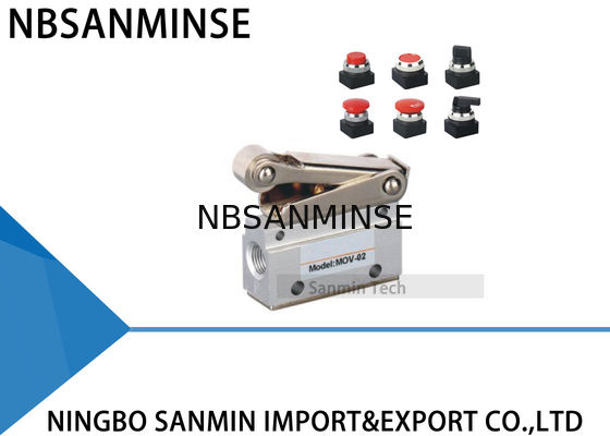 NBSANMINSE MOV 1/8 জি থ্রেড সিরিজ যান্ত্রিক ভালভ বায়ুসংক্রান্ত হাত নিয়ন্ত্রণ এয়ার ভালভ