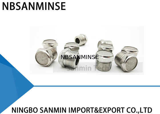 1/8 1/4 3/8 1/2 স্টেইনলেস স্টিল সিলেন্সার বিএসএল-এসএসএম প্রকার Muffler বায়ুসংক্রান্ত অংশ