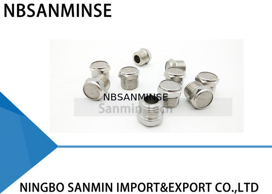 1/8 1/4 3/8 1/2 স্টেইনলেস স্টিল সিলেন্সার বিএসএল-এসএসএম প্রকার Muffler বায়ুসংক্রান্ত অংশ