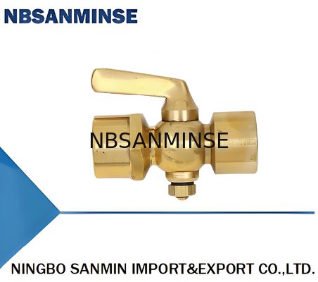 305-DN6 305-DN10 305-DN15 ব্রাস সিলিং পৃষ্ঠ সহ ডাবল হেড কপার প্রেসারমিটার প্লাগ