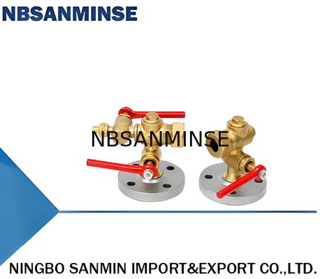 3 4 1.6Mpa সিল টেস্ট প্রেসার ব্রাস PTFE ফোরজড স্টিল ফ্ল্যাঞ্জ টাইপ লিকুইড লেভেল গেজ পারফরম্যান্সের জন্য
