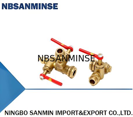 সিলিং উপাদান তিন হ্যান্ডেল তরল স্তর Gauge জন্য D1 1/2 " 3/4" ভালভ শরীর