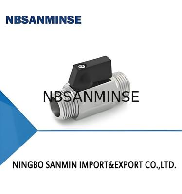 মিনি বল 1 ইঞ্চি বায়ুসংক্রান্ত সিলিন্ডার Solenoid ভালভ এম / এম
