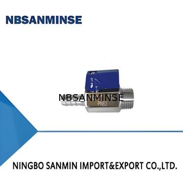 বল ভালভ 1/8' 1/4' 3/8' 1/2' 3/4' ইঞ্চি মিনি বায়ুসংক্রান্ত বায়ু ভালভ M/M ss304 ss316