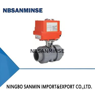 নির্ভরযোগ্য পারফরম্যান্সের জন্য কমপ্যাক্ট হাই টর্ক ইলেকট্রিক বল ভালভ 5-50 °C কাজের তাপমাত্রা