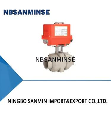 নির্ভরযোগ্য পারফরম্যান্সের জন্য কমপ্যাক্ট হাই টর্ক ইলেকট্রিক বল ভালভ 5-50 °C কাজের তাপমাত্রা