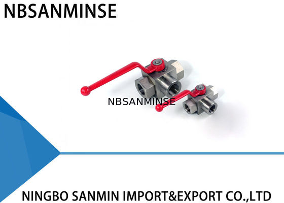 শিল্প জলবাহী বল ভালভ উচ্চ চাপ জল বল ভালভ তিন উপায় ভাল পারফরম্যান্স