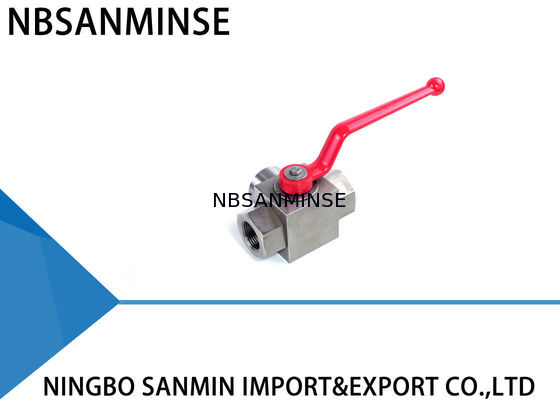 কেএইচবি 3 কে এসএস 316 থ্রি ওয়ে হাইড্রোলিক বল ভালভ জারা প্রতিরোধের সাধারণ তাপমাত্রা