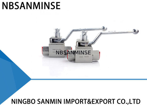 31.5MPa চাপ জলবাহী বল ভালভ কেএইচবি-এল কার্বন ইস্পাত লকযোগ্য বল ভালভ