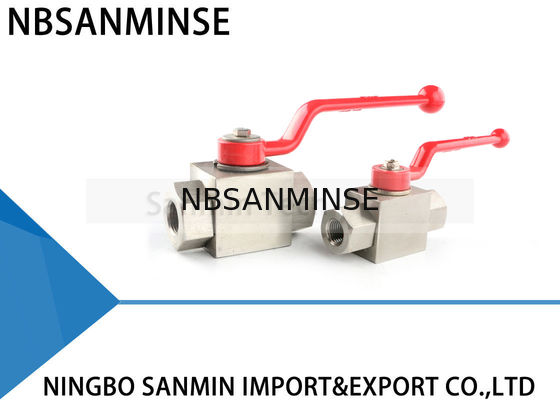 স্টেইনলেস স্টিল উচ্চ চাপ জলবাহী বল ভালভ কেএইচবি-জি 1/8 1/4 3/8 1/2 অ্যান্টি জারা ডিজাইন এসএস 304 এসএস 316