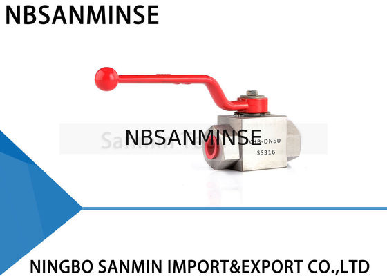 স্টেইনলেস স্টিল উচ্চ চাপ জলবাহী বল ভালভ কেএইচবি-জি 1/8 1/4 3/8 1/2 অ্যান্টি জারা ডিজাইন এসএস 304 এসএস 316