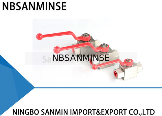 স্টেইনলেস স্টিল উচ্চ চাপ জলবাহী বল ভালভ কেএইচবি-জি 1/8 1/4 3/8 1/2 অ্যান্টি জারা ডিজাইন এসএস 304 এসএস 316