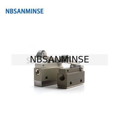 NBSANMINSE V2-M5 V2-1/8 2/2 ওয়ে এয়ার মেকনিক্যাল কন্ট্রোল ভালভ নিউমেটিক টু ওয়ে রোলার ভালভ অটোমেশন লাইন