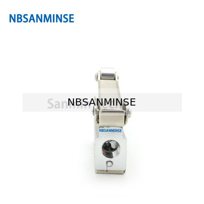 NBSANMINSE MOV 1/8 G থ্রেড মেকানিকাল ভালভ বায়ুসংক্রান্ত কন্ট্রোল এয়ার ভালভ রোলার প্যাকেজ মেশিন অটোমের জন্য পুশ নির্বাচন