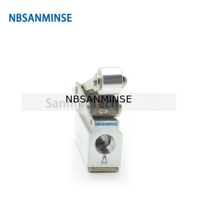 NBSANMINSE MOV 1/8 G থ্রেড মেকানিকাল ভালভ বায়ুসংক্রান্ত কন্ট্রোল এয়ার ভালভ রোলার প্যাকেজ মেশিন অটোমের জন্য পুশ নির্বাচন
