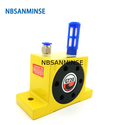 জিটি 1/8 1/4 বায়ুসংক্রান্ত টার্বাইন ভাইব্রেটর এয়ার ভাইব্রেটর খাদ্য ও ফার্মাসিউটিক্যাল শিল্প বলের ধরণের জন্য নিম্ন চাপ