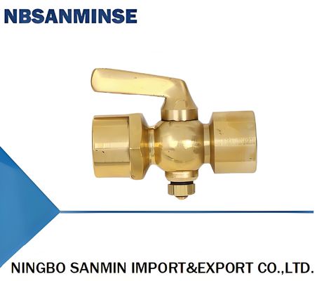 305-DN6 305-DN10 305-DN15 ব্রাস সিলিং পৃষ্ঠ সহ ডাবল হেড কপার প্রেসারমিটার প্লাগ
