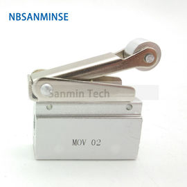 NBSANMINSE MOV 1/8 G থ্রেড মেকানিকাল ভালভ বায়ুসংক্রান্ত কন্ট্রোল এয়ার ভালভ রোলার প্যাকেজ মেশিন অটোমের জন্য পুশ নির্বাচন